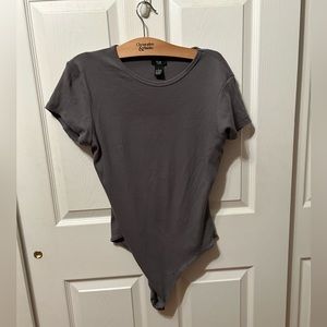Grey bodysuit
